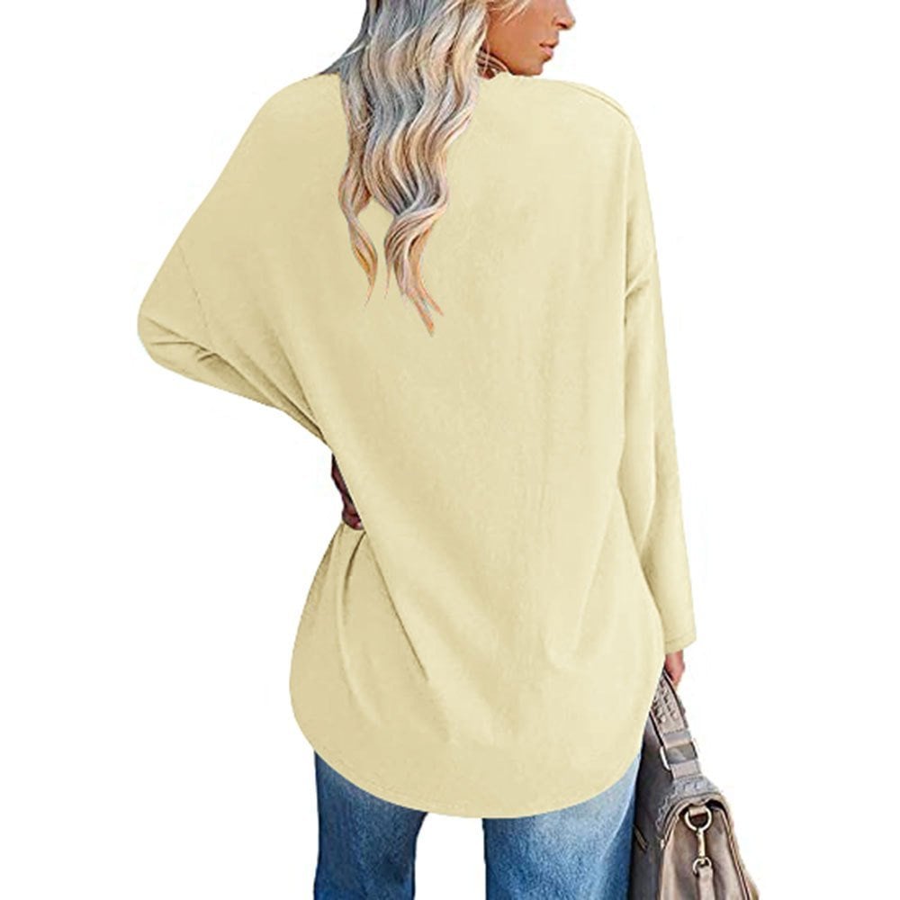 🔥The Last Day Promotion-SALE 70% OFF💋Women's loose long sleeve fashion V-neck knit top