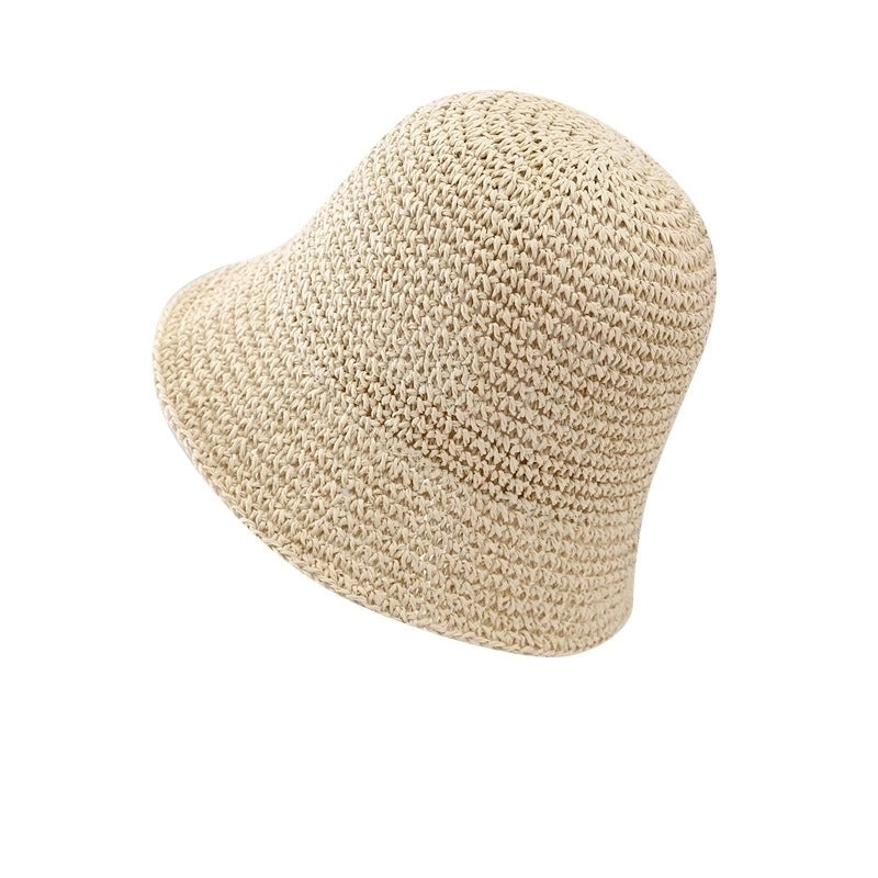 Women's Vacation Solid Color Big Eaves Straw Hat