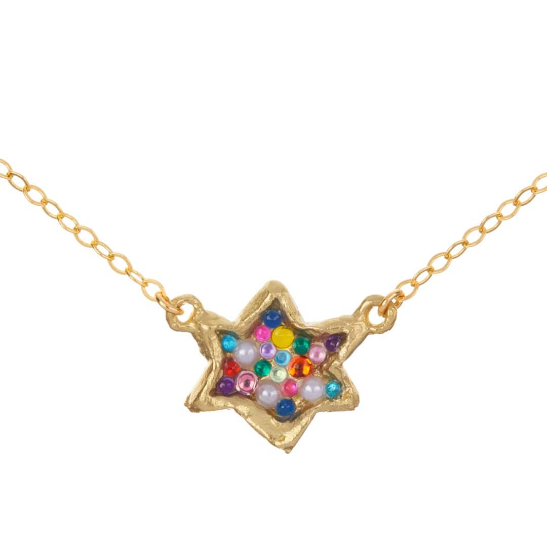 Small Stardust Memory Necklace - Bronze