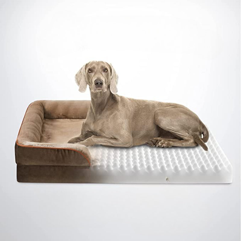 Orthopedic Dog bed - Waterproof . Foam Sofa with Nonskid Bottom Couch | Pet Bed for Dogs & Cats