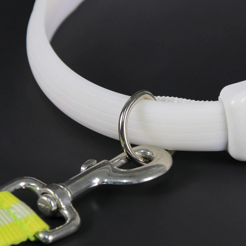 Hot Large Dog Pet Luminous Collar Scarf Dog Rope Charging Safety Collar With Cutting Dog Collar