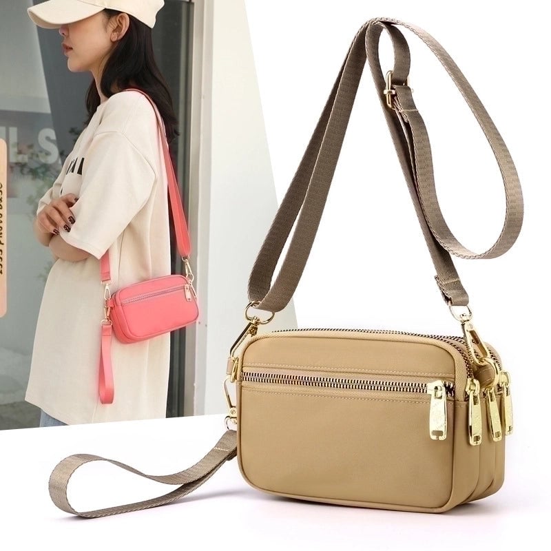 Women's Small All Seasons Nylon Vacation Shoulder Bag