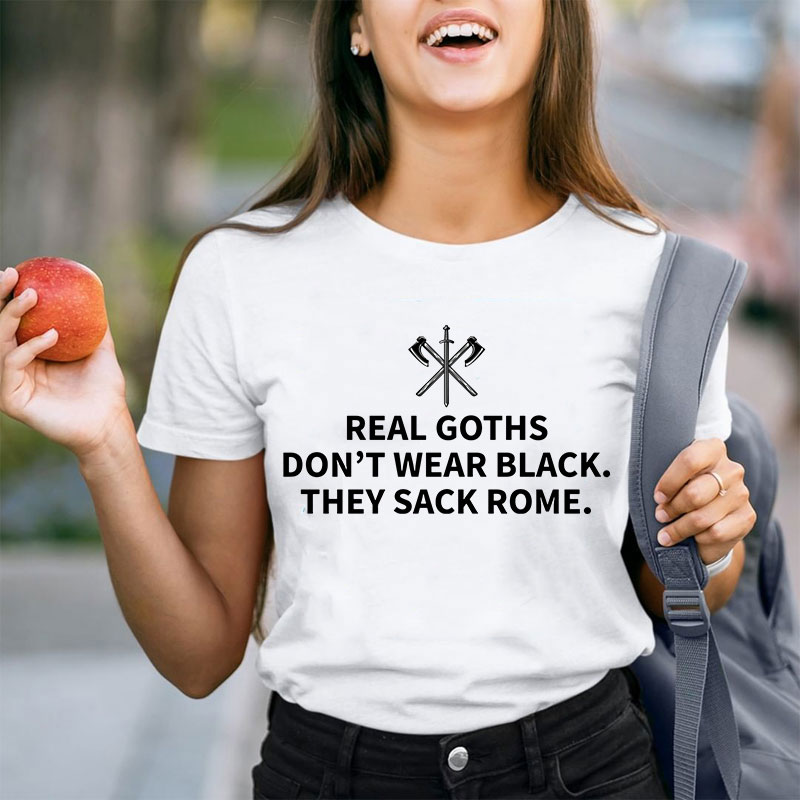 Real Goths Teacher T-Shirt