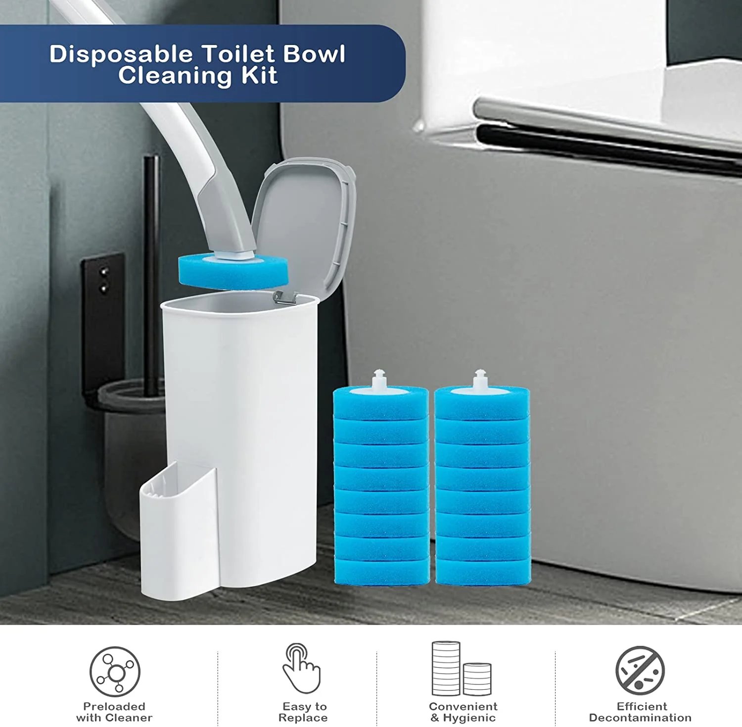 💧Disposable Toilet Cleaning System💧