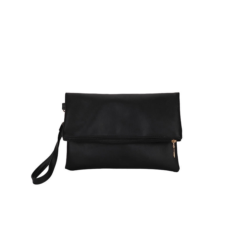 Women's Small All Seasons Pu Leather Solid Color Fashion Square Magnetic Buckle Clutch Bag