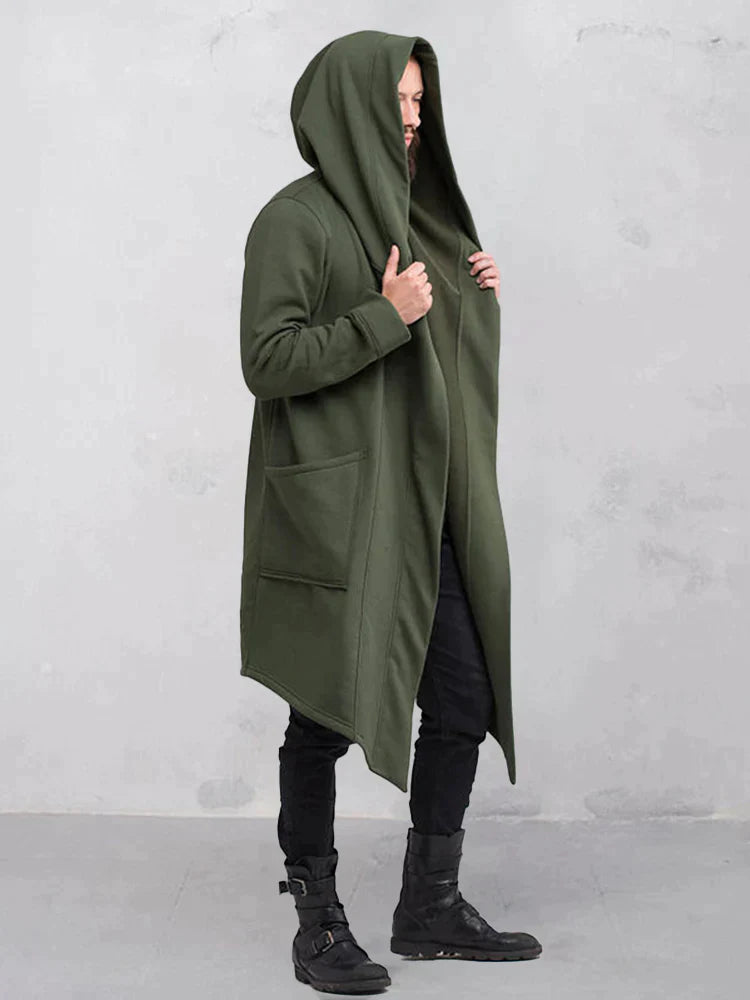 Cardigan Hooded Cape Coat