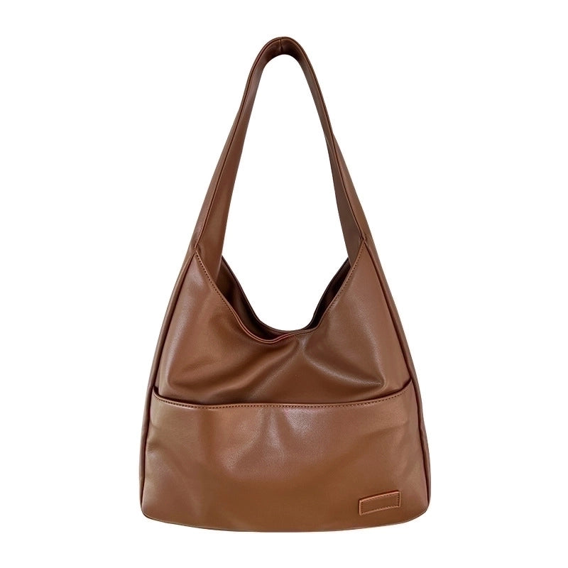 Women's Large All Seasons Pu Leather Basic Tote Bag