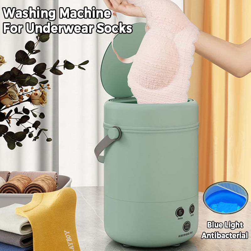 🔥HOT SALE🔥Mini Automatic Washing Machine Portable Socks and Underwear Washing Machine