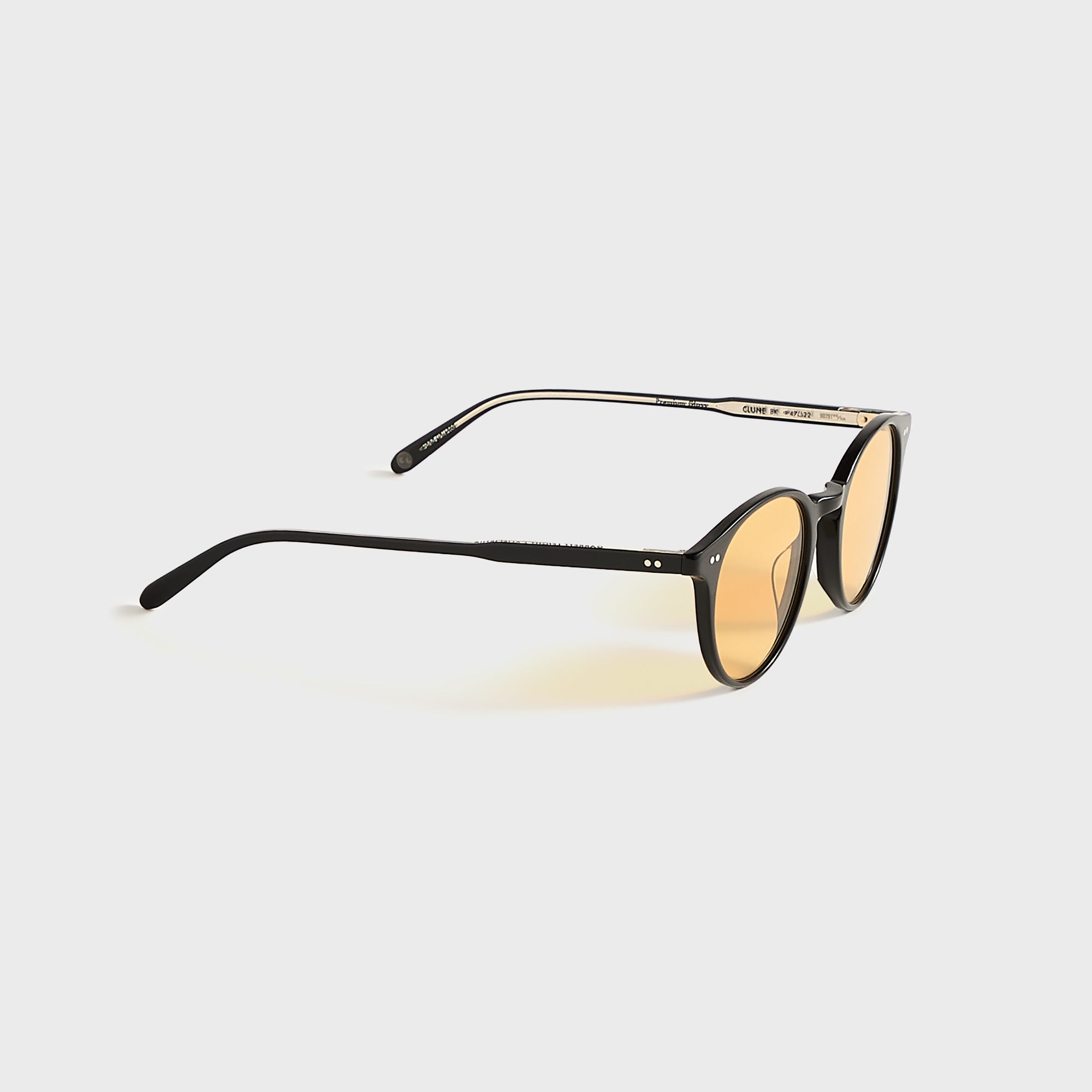 Garrett Leight Clune Sunglasses - Black / Semi Flat Pure Maple