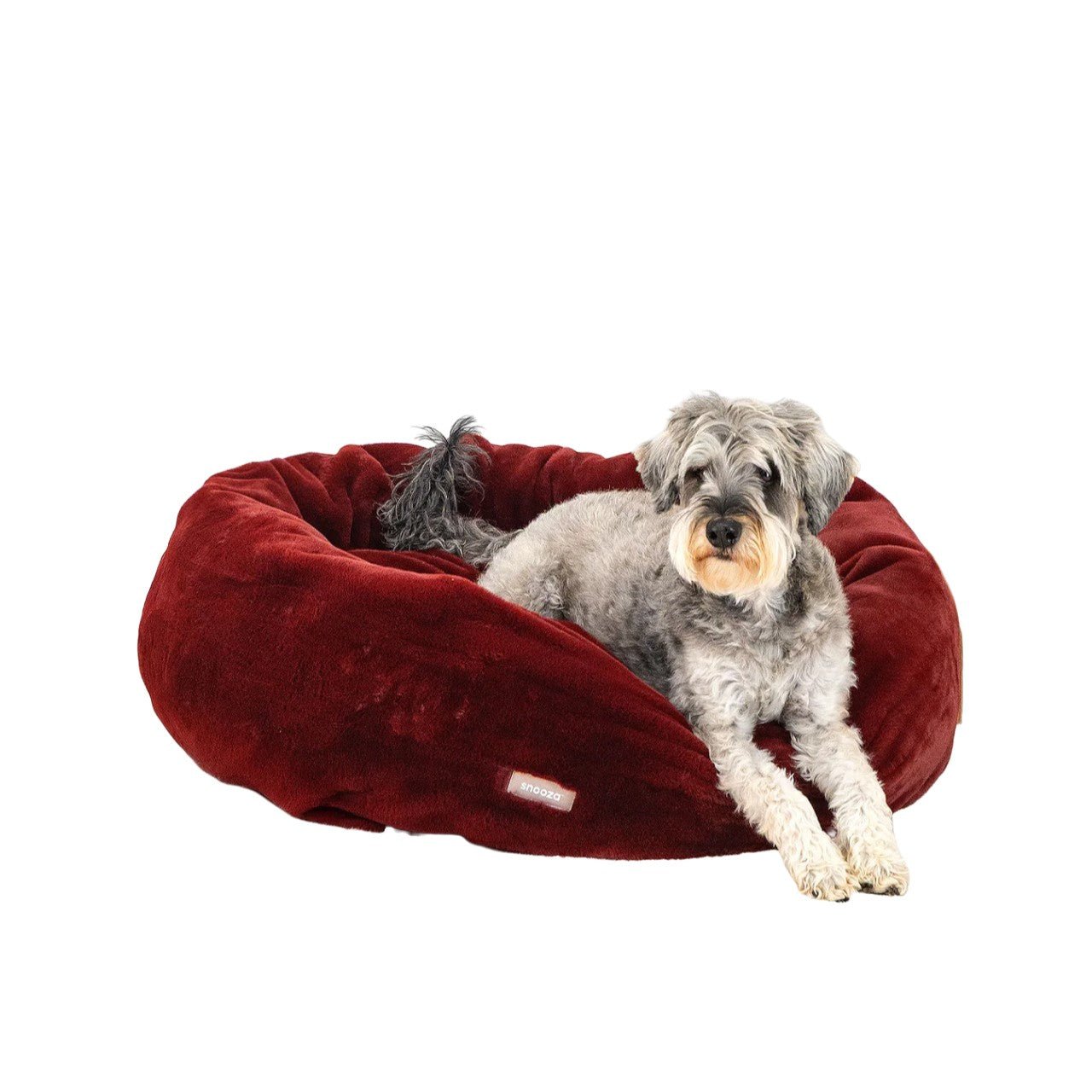 Luxe Cuddler Dog Bed - Plum