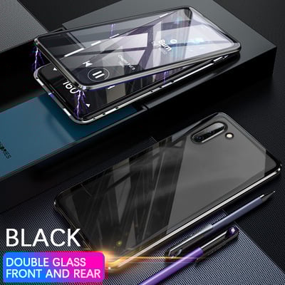 HOT SALE🔥 High Definition Magnetic Tempered Glass Double-sided Phone Case For Samsung