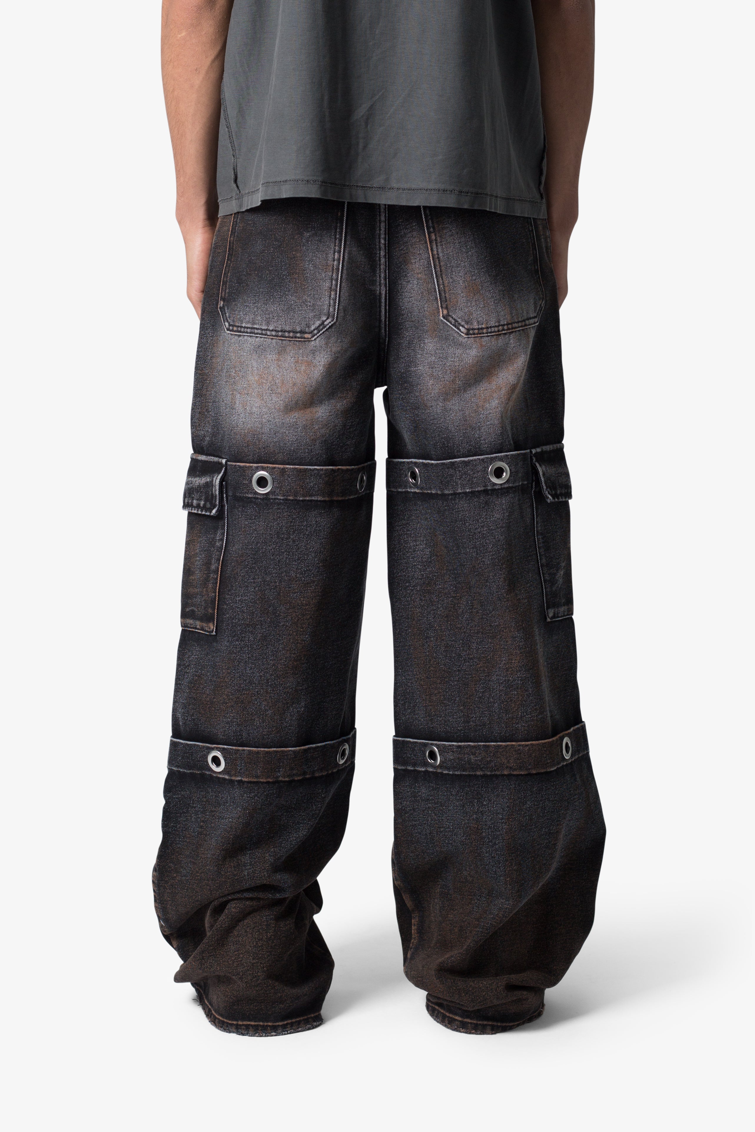 Void Baggy Ring Denim - Washed Black