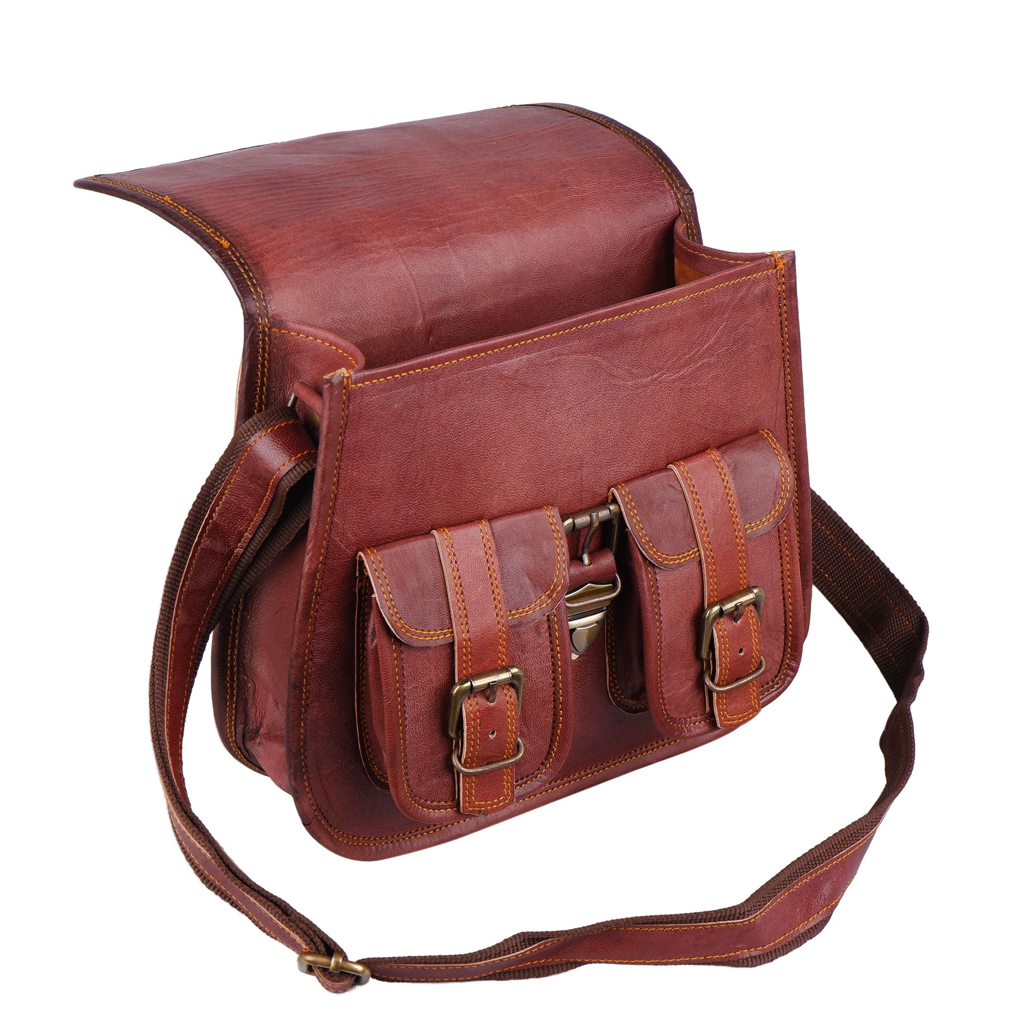 Real Leather Satchel Bag For Women