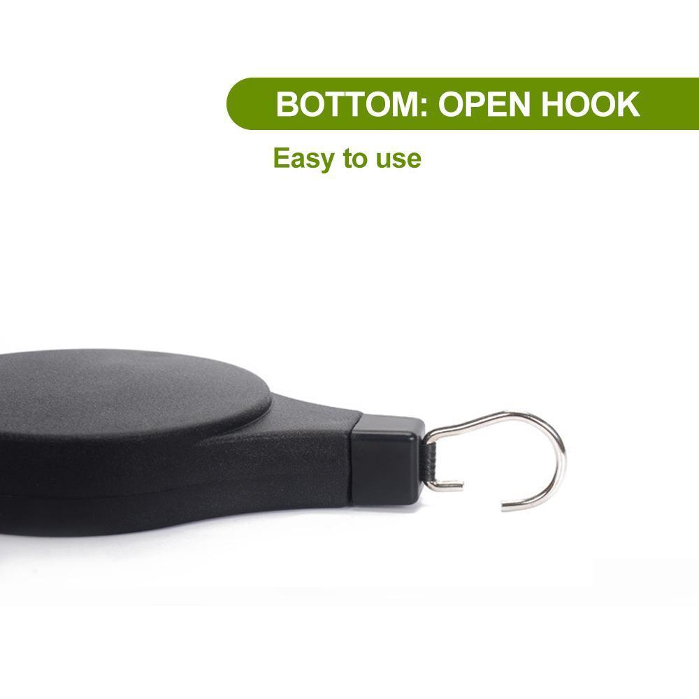 Retractable Hook For Garden Baskets Pots. Birds Feeder