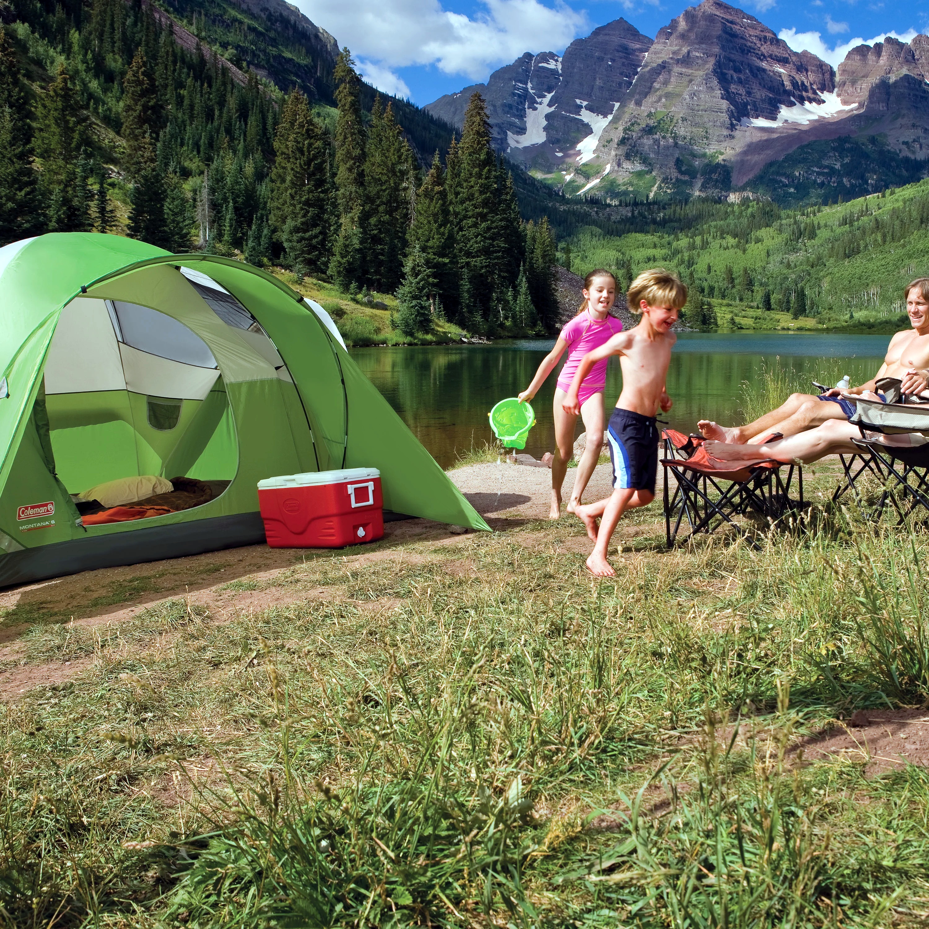 6-Person Montana™ Cabin Camping Tent with Extended Awning