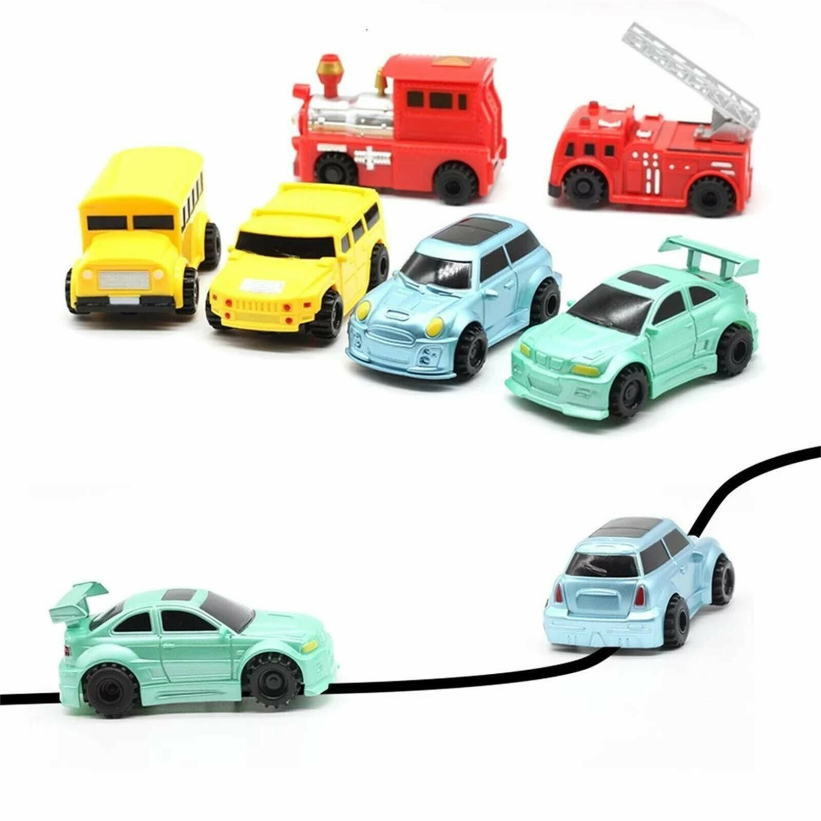 Only one-time sale throughout the year Sale-🔥47% OFF🔥)Magic Inductive Truck Toy Follows Line Drawn  Toy Vehicles Gift for Kids & Children