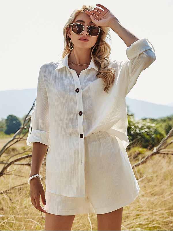 Comfy White Two Sets