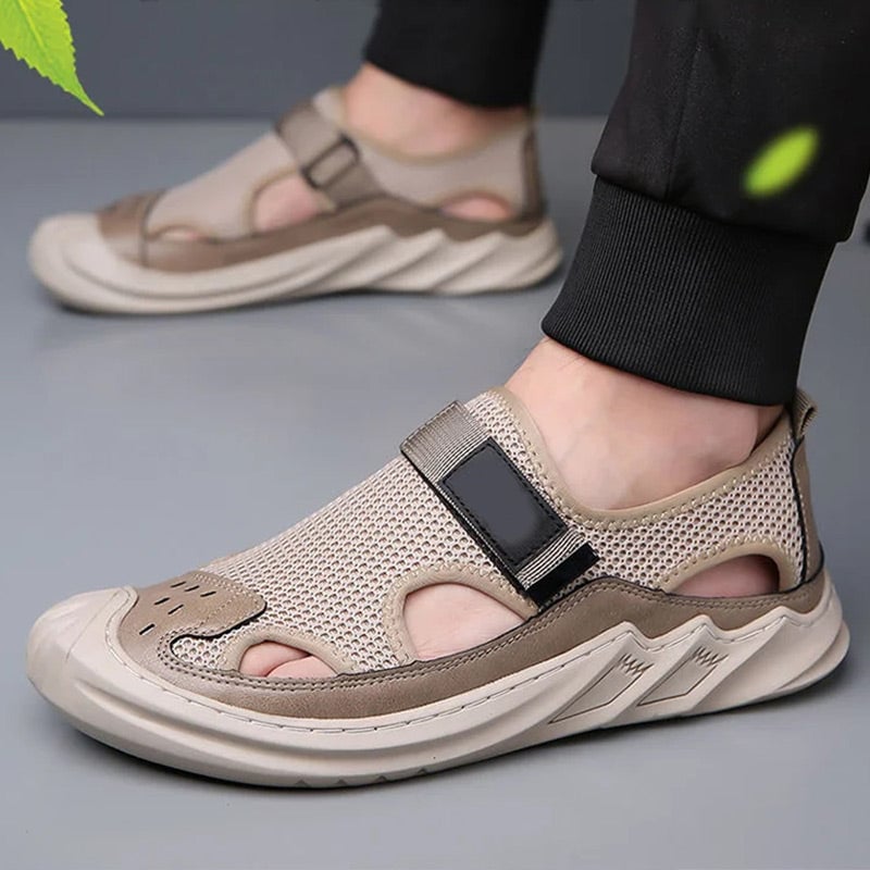 Men's Summer Casual Breathable Sandals with Soft Mesh Sole