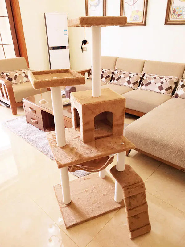 Climb & Scratch Cat Activity Center