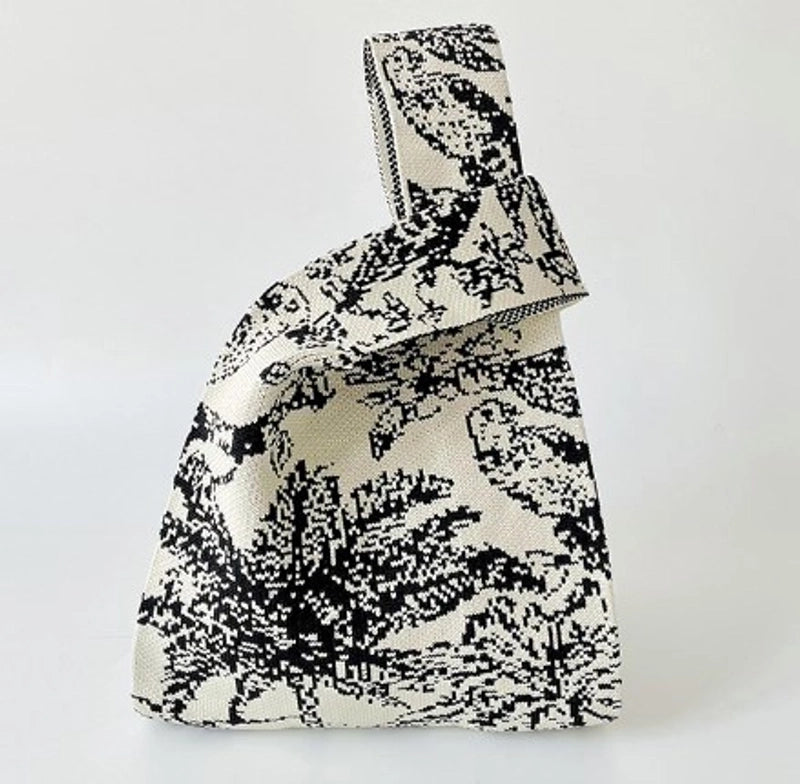 Women's Medium Polyester Flower Streetwear Open Handbag