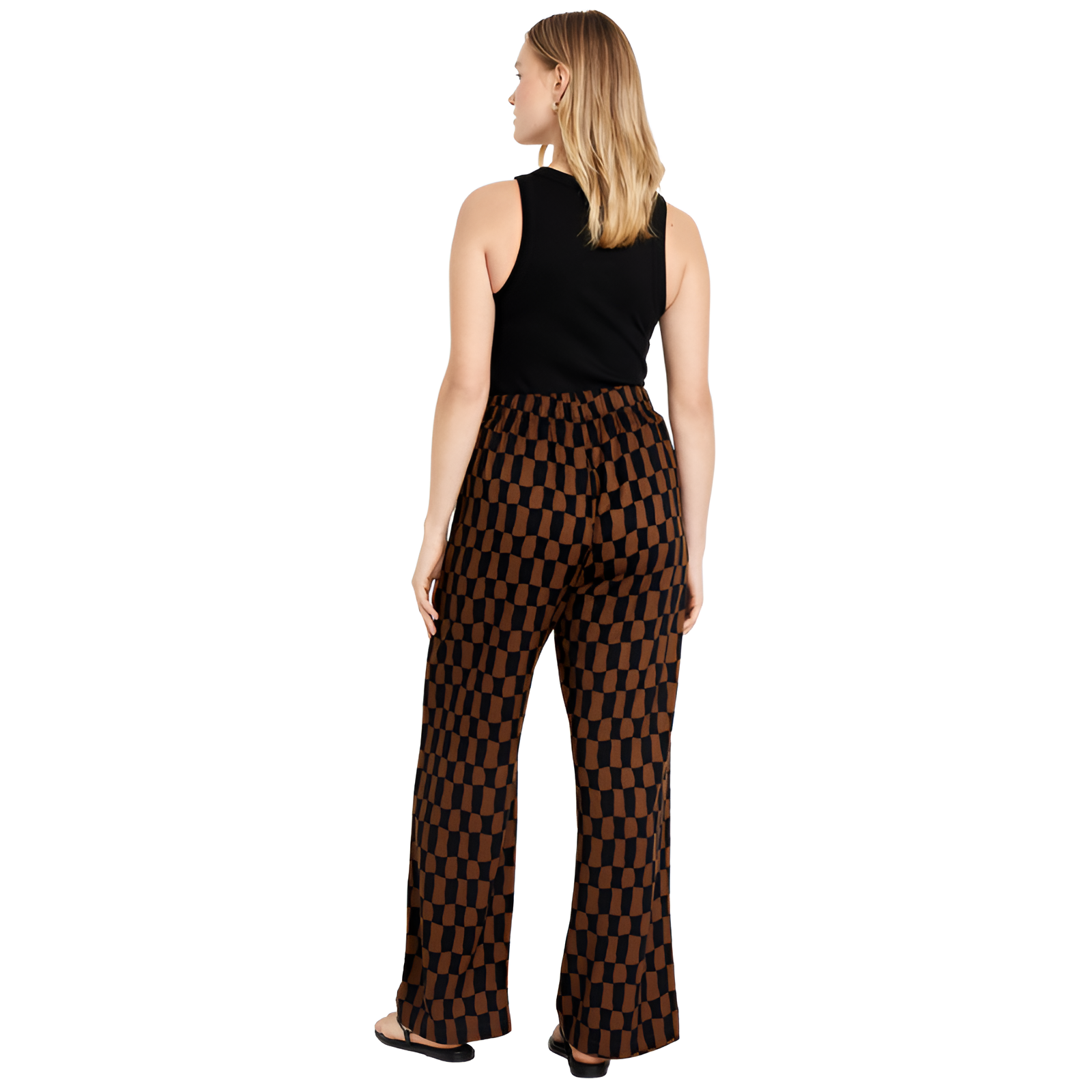 High Waisted Playa Wide Leg Pants