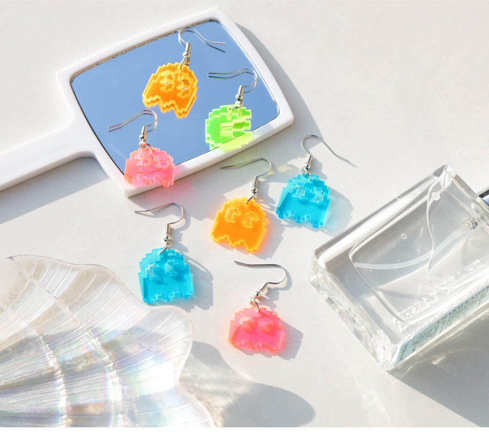 5 Piece Pac Man Earring Set
