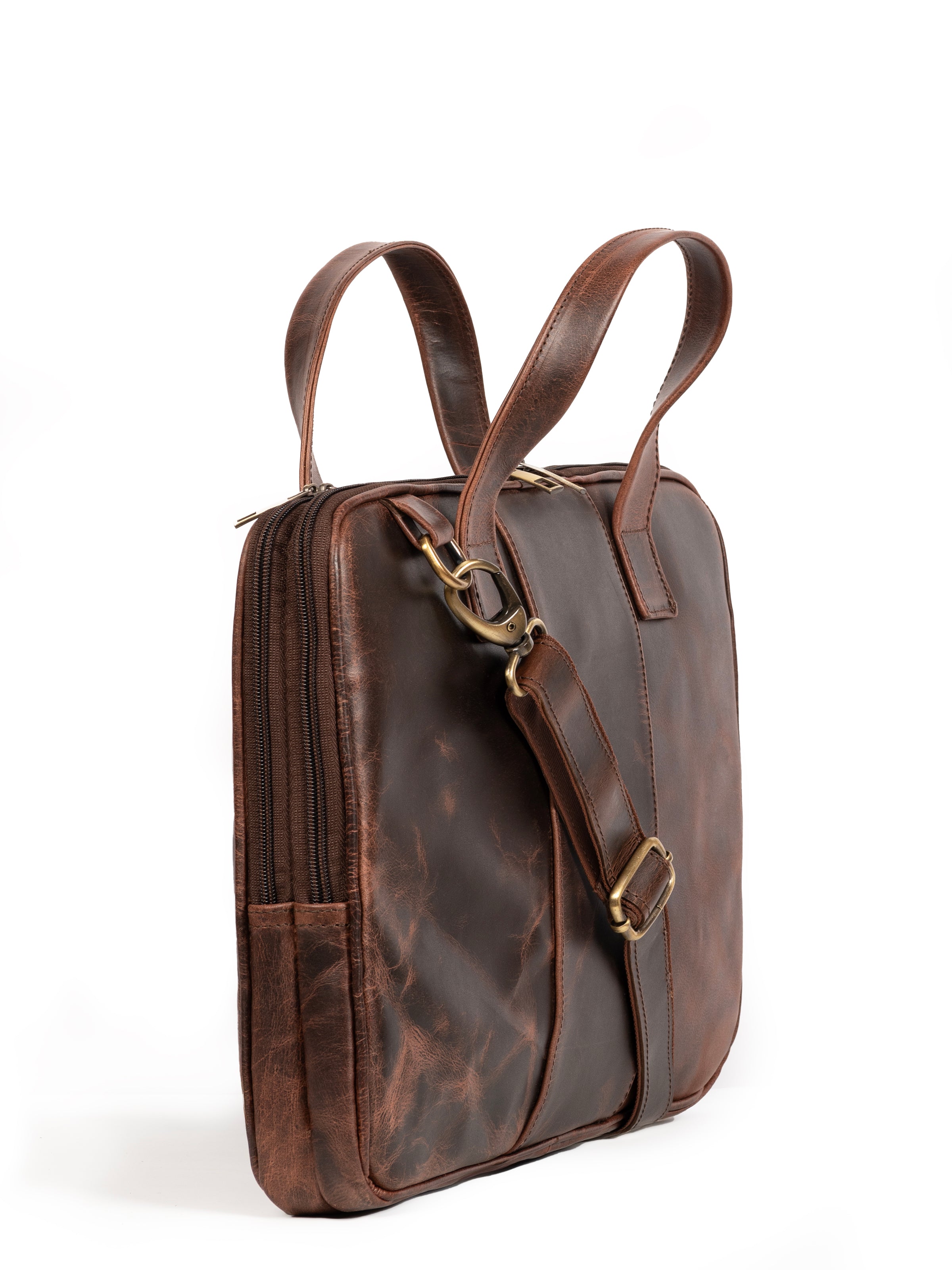 Harbor Laptop Briefcase. Brown