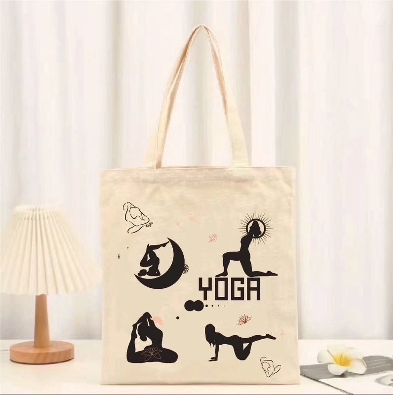Women's Minimalist Cartoon Shopping Bags