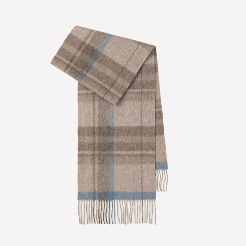 Wool Scarf Advanced Sense Simple Plaid Spring Clothing Women's Clothing Batch Winter Explosions For Women And Men
