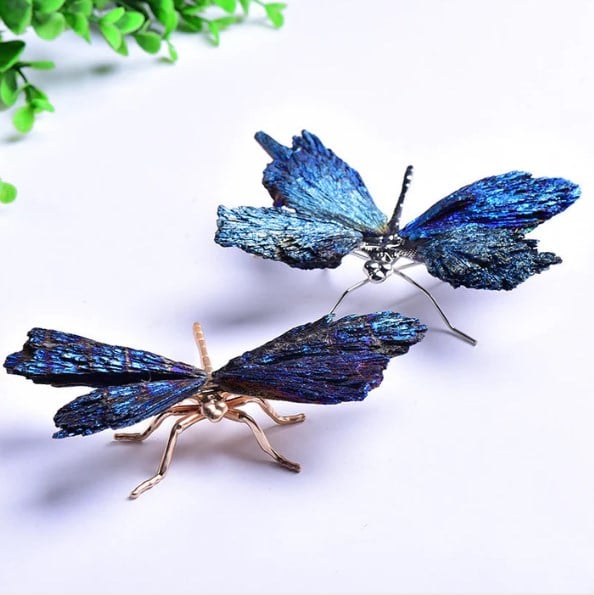 💥AURA TOURMALINE KYANITE DRAGONFLY💥🔥BIG SALE - 48% OFF🔥