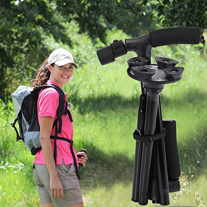 47% OFF HOT SALE -Aluminum alloy with LED light non-slip foldable walking stick