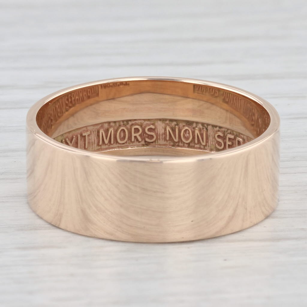 Scottish Rite Yod Ring 10k Yellow Gold 14th Degree Masonic Size 10.75 Band