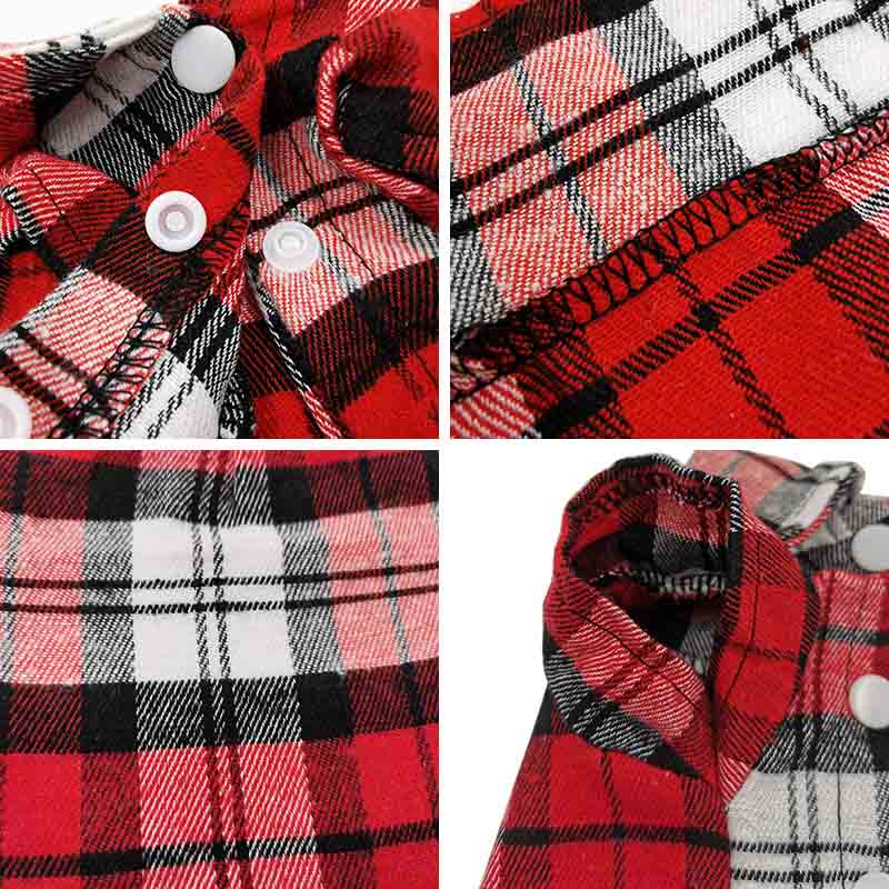 Plaid Pattern Clothes for Dogs