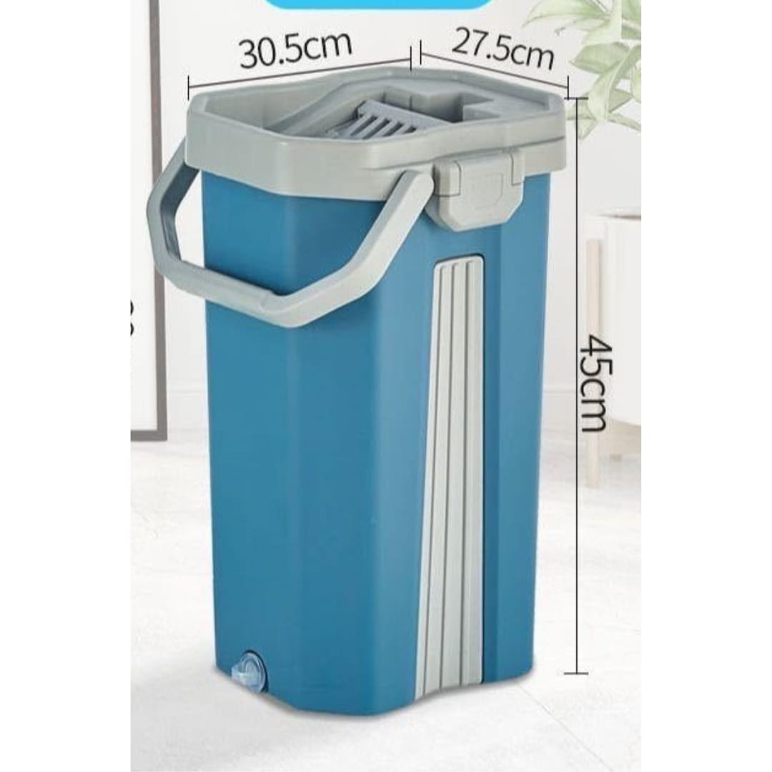 Floor Mop with Bucket . Flat Mop with Bucket