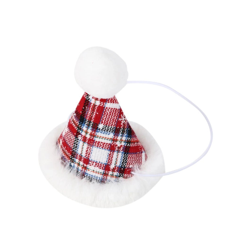 Pet Christmas Party Dress Up Dog Christmas Triangle Scarf Cat Bell Collar Tie Hat