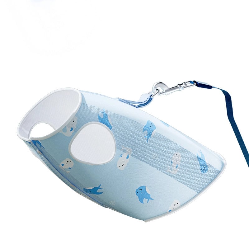 Hippy Dog Summer Breathable Dog Full Print Traction Vest Cool Clothes Pet Cooling Heat Prevention Traction Dog Clothes