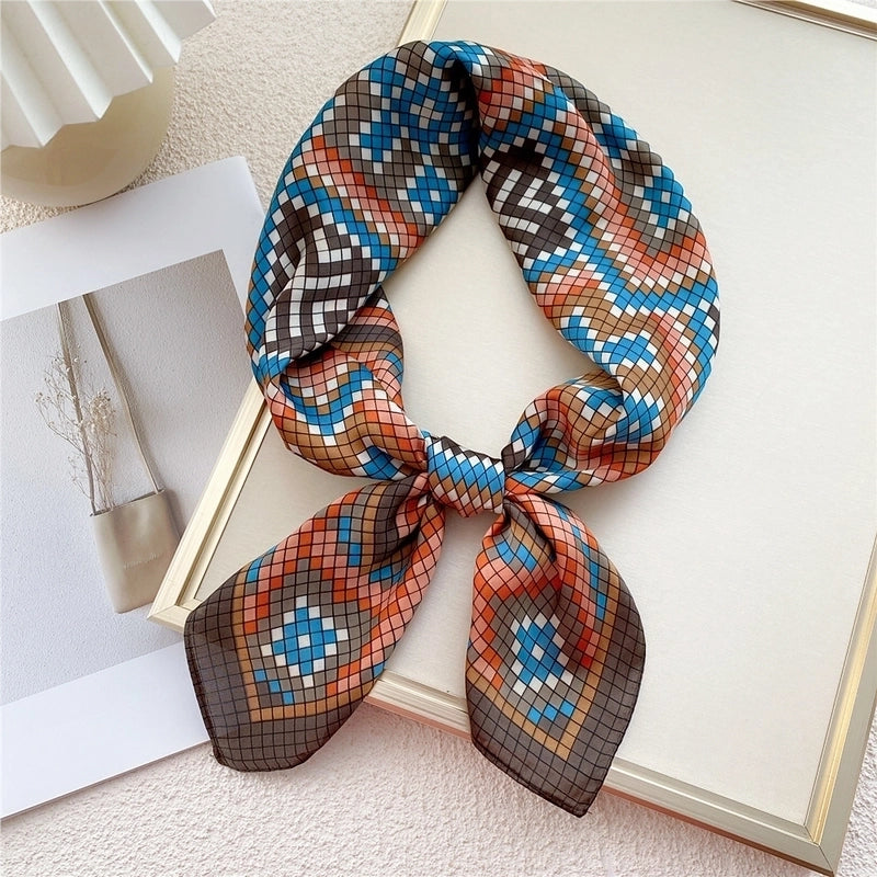 70 Small Square Scarf Silk Scarf Autumn And Winter Gauze Scarf