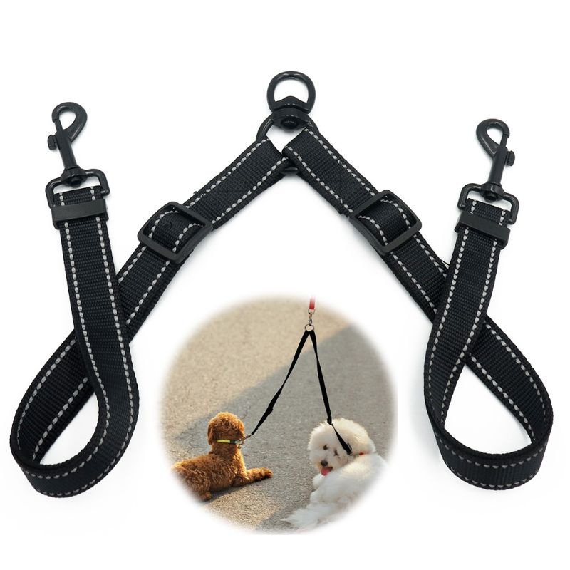 Adjustable Length Dual Dog Leash