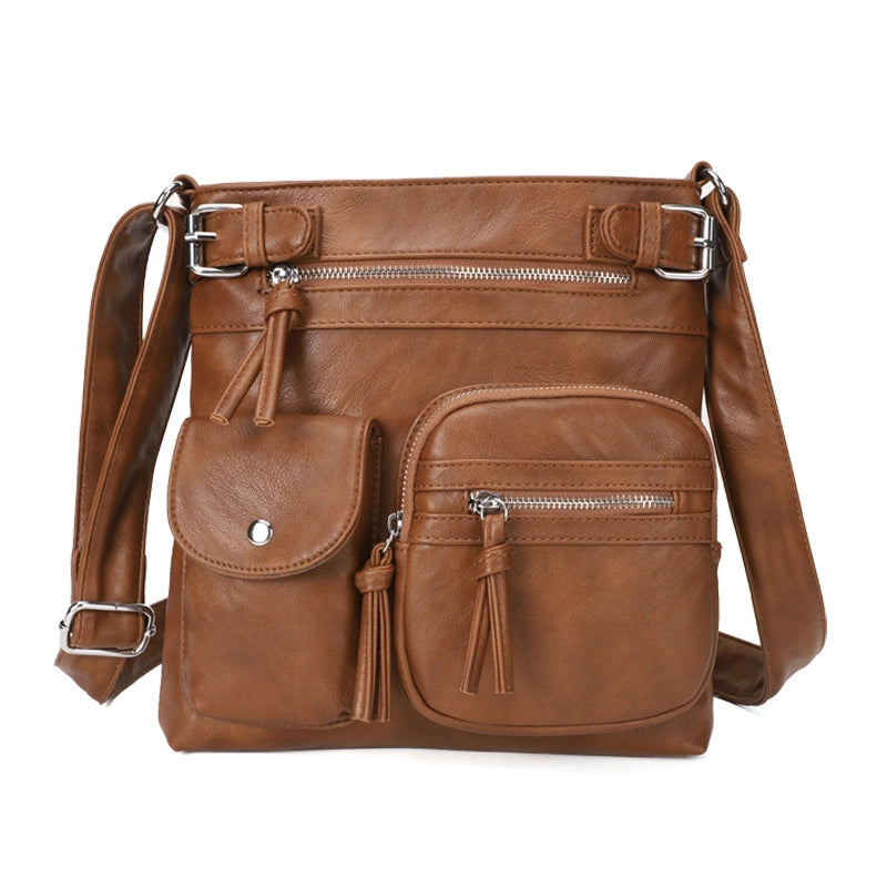 Bags Bag Women's Crossbody Bag Multifunctional Small Square Bag Fashion Niche PU Shoulder Bag