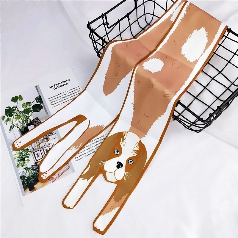 Scarf (1 Flower Cat) Nhmn0006-1-flower-cat