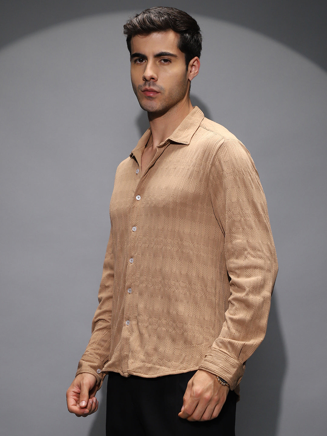 Braided-Knot Tactile Shirt