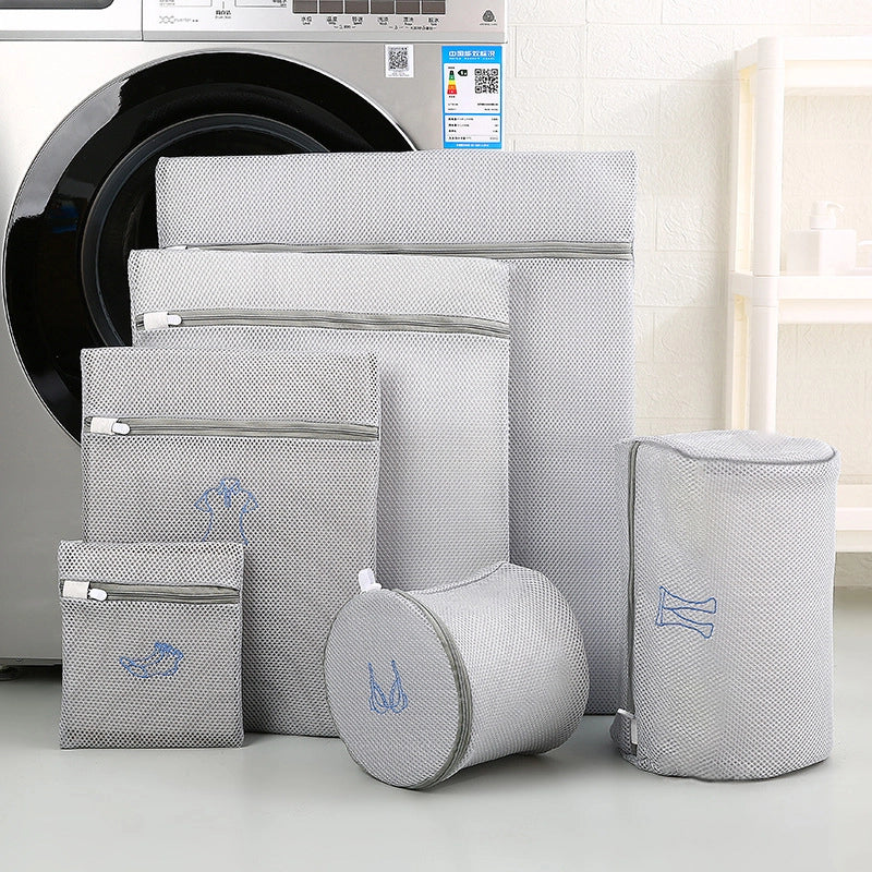 Sandwich Embroidery Laundry Bag Thickened Double-layer Bra Underwear Washing Bag Machine Washing Special Anti-deformation Washing Net Bag