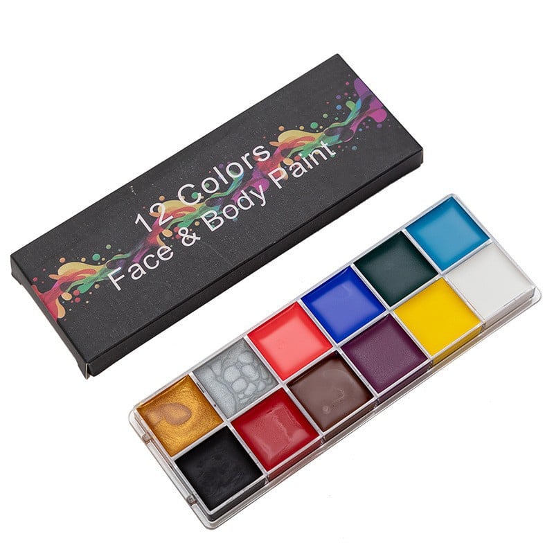 👻2024 Face Body Paint Oil Palette.🎃Halloween.performance.cosplay