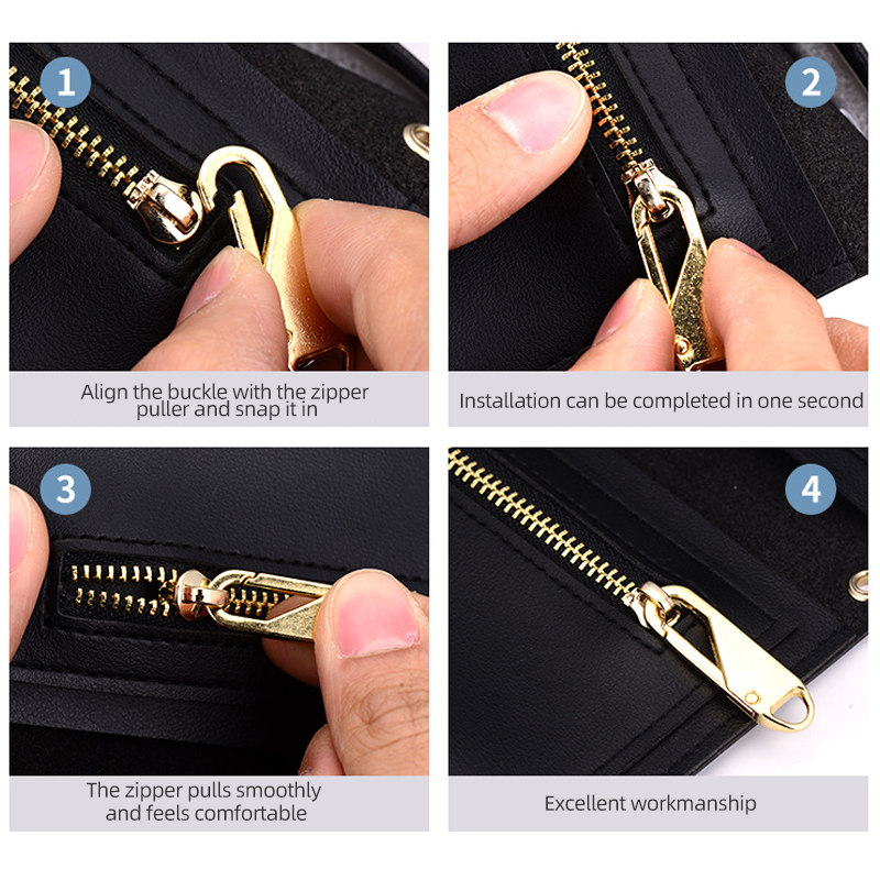 Universal Metal Zipper Head6PCS