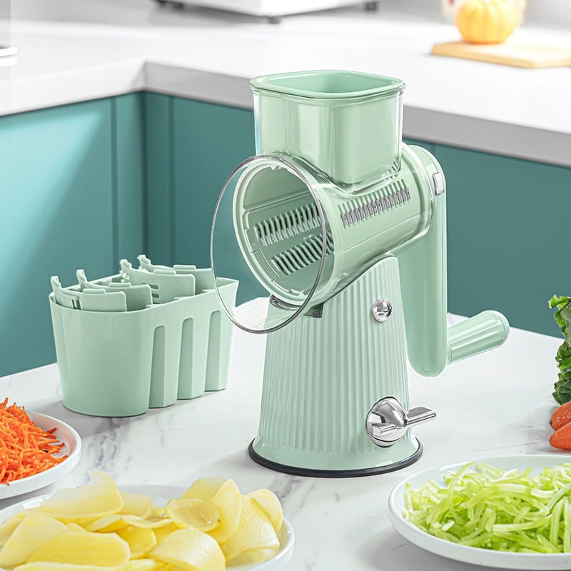 🔥🔥HOT SAVE-49% OFF🔥🔥5 in 1 Rotary Cheese Grater Vegetable Slicer