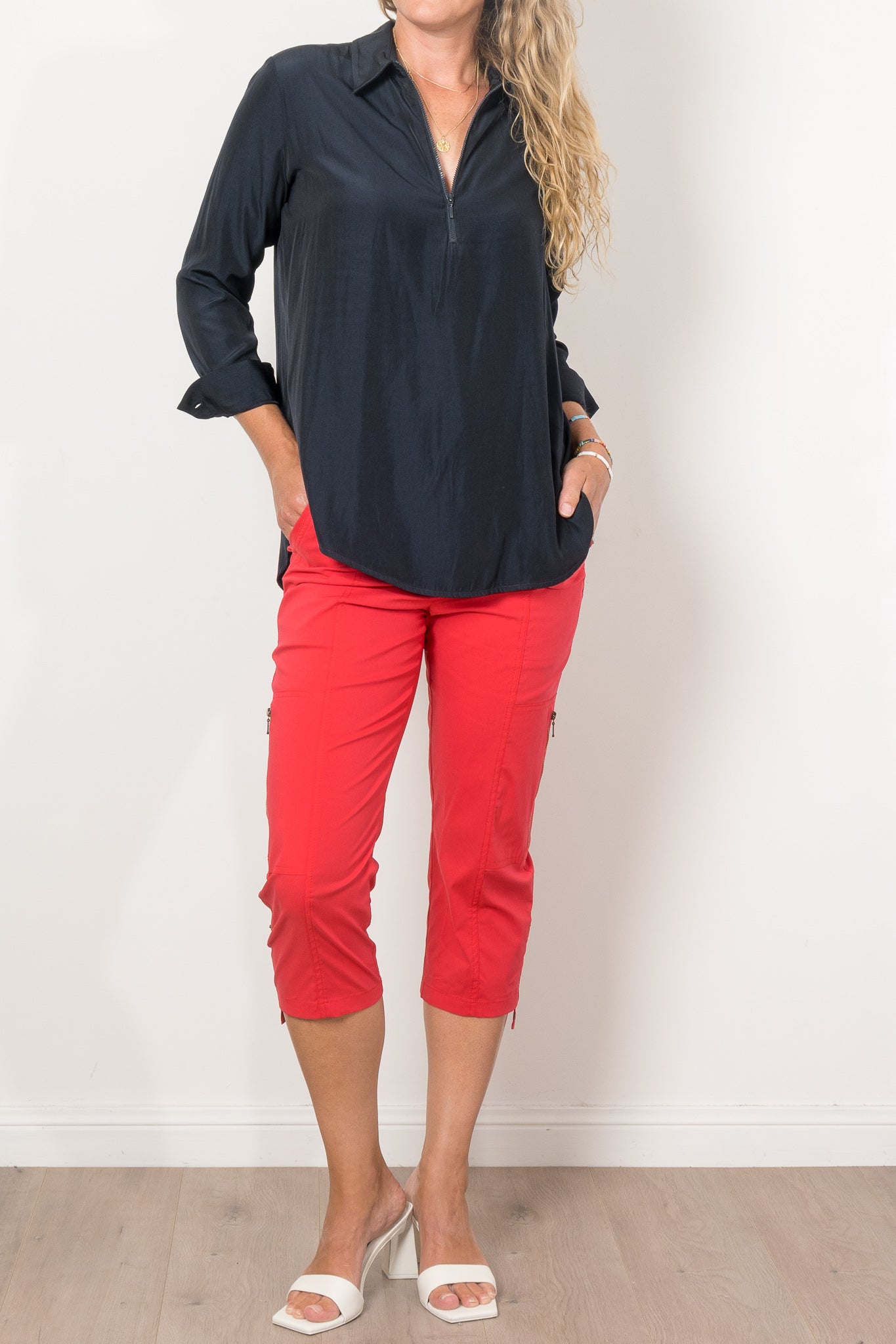 Mela Purdie Zip Front Shirt Mache