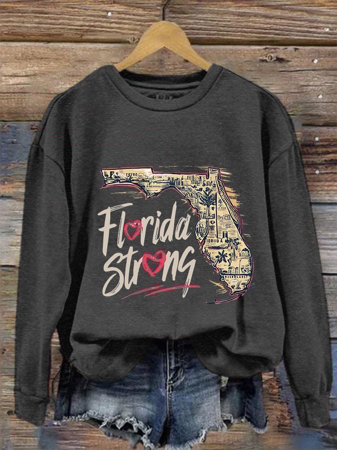 Women's Florida Strong Printed Sweatshirt