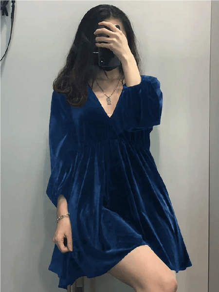 🎄🎁 Christmas Promotion 49% OFF - Portia Velvet Mini Dress