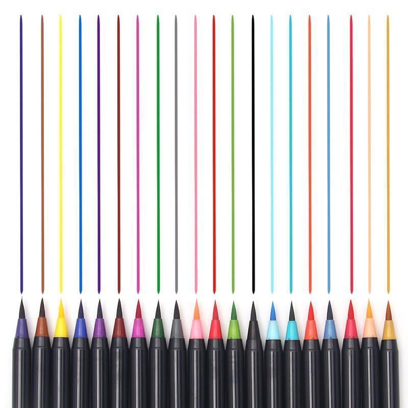 Watercolor Real Brush Pen Sets