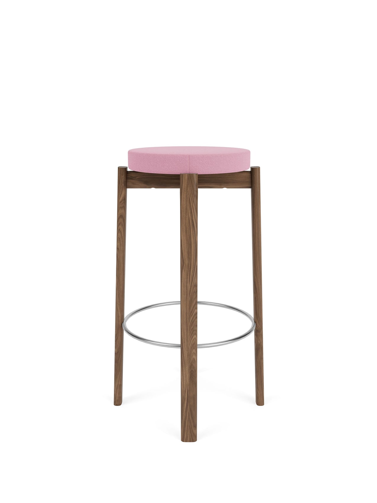 Passage Bar Stool. Upholstered Seat